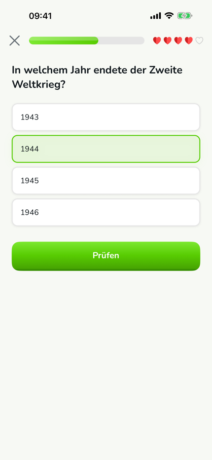 Interaktive Quiz-Sitzungen